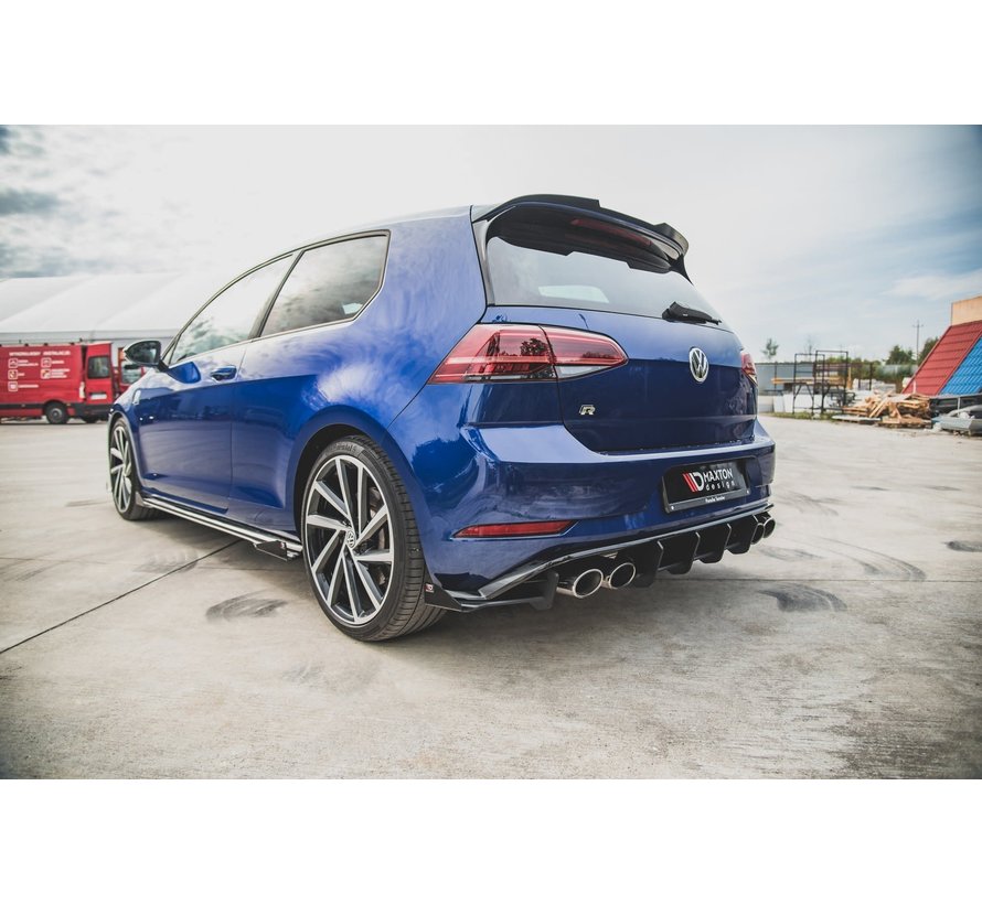 Maxton Design Racing Durability Maxton Design SIDE SKIRTS DIFFUSERS  + Flaps VW Golf 7 R Facelift