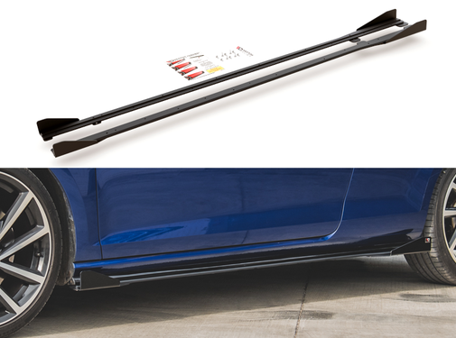 Maxton Design Maxton Design Racing Durability Maxton Design SIDE SKIRTS DIFFUSERS  + Flaps VW Golf 7 R Facelift