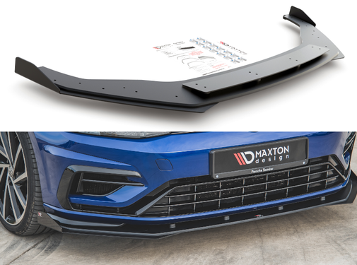 Maxton Design Maxton Design Racing Durability FRONT SPLITTER + Flaps VW Golf 7 R Facelift