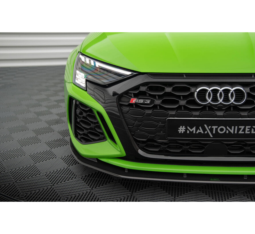 Maxton Design CARBON FIBER FRONT SPLITTER AUDI RS3 8Y