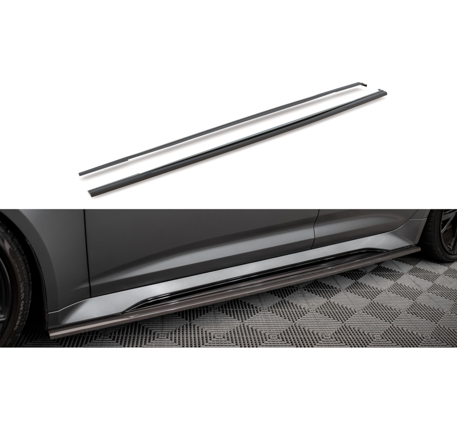 Maxton Design CARBON FIBER SIDE SKIRTS AUDI RS6 C8 / RS7 C8