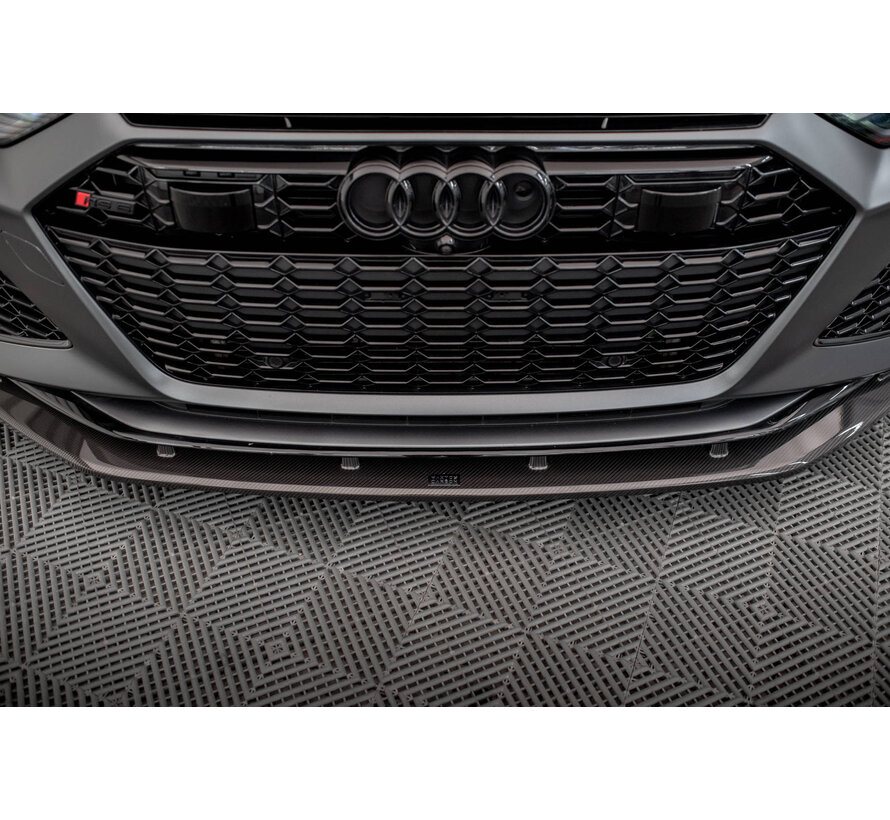 Maxton Design CARBON FIBER FRONT SPLITTER AUDI RS6 C8 / RS7 C8