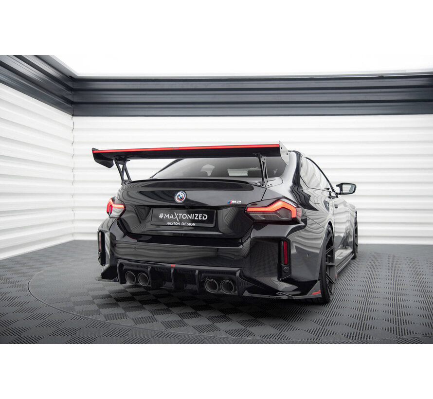 Maxton Design CARBON FIBER SPOILER +LED LIGHT BMW M2 G87