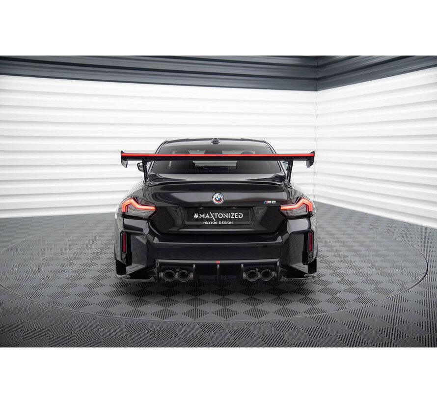 Maxton Design CARBON FIBER SPOILER +LED LIGHT BMW M2 G87