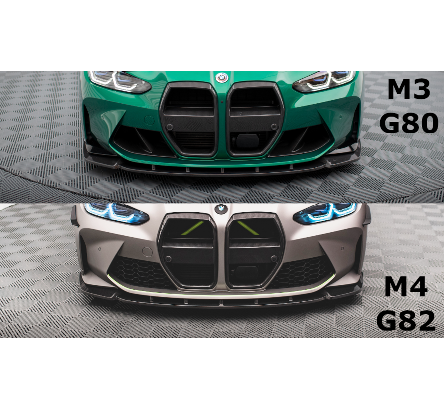 Maxton Design CARBON FIBER FRONT SPLITTER V.1 BMW M4 G82 / M3 G80