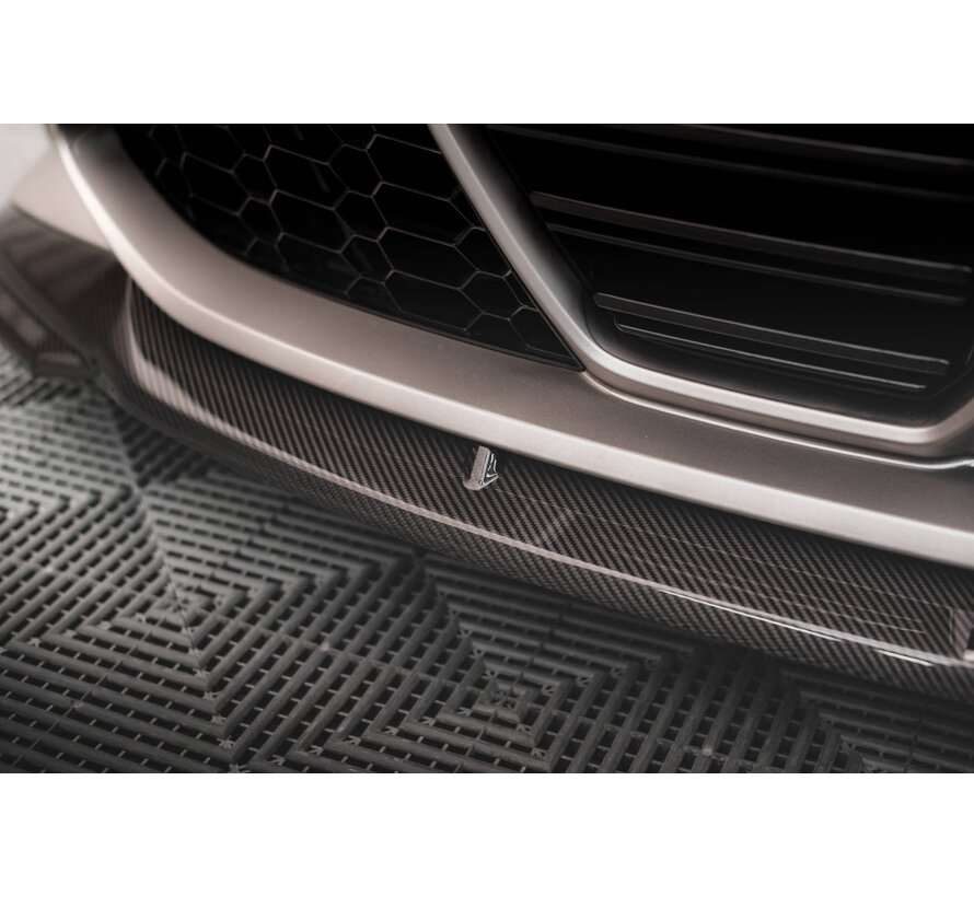 Maxton Design CARBON FIBER FRONT SPLITTER V.2 BMW M4 G82 / M3 G80