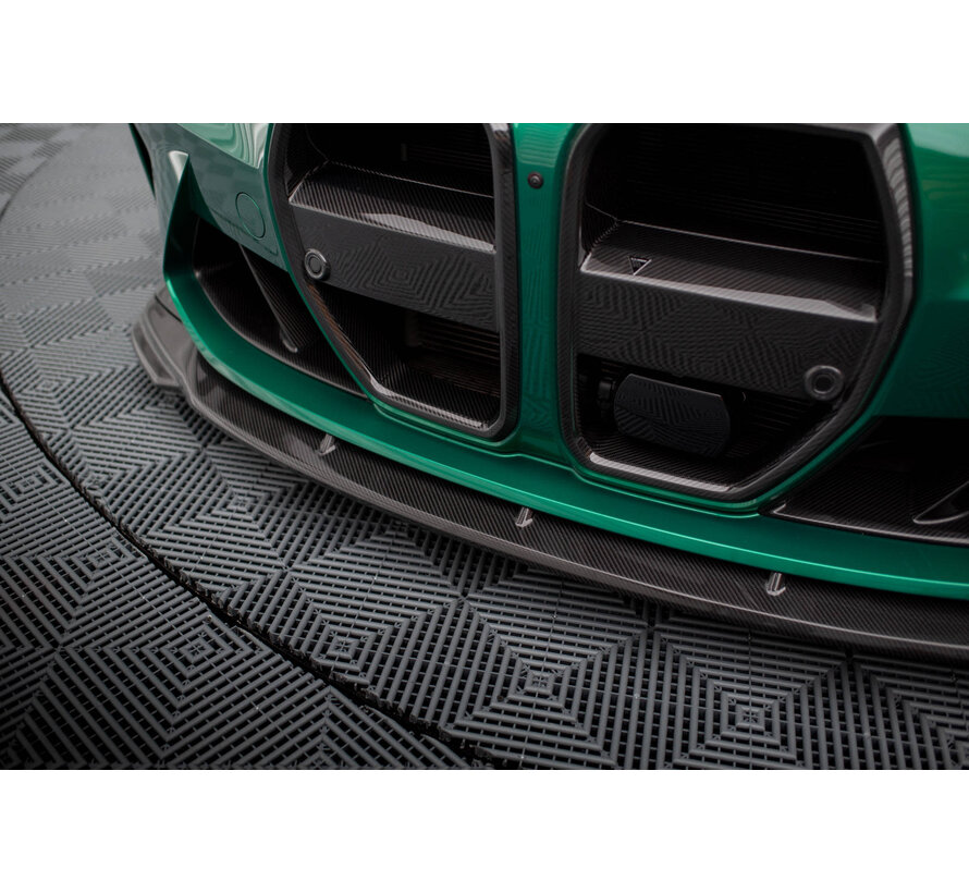 Maxton Design CARBON FIBER FRONT SPLITTER V.2 BMW M4 G82 / M3 G80