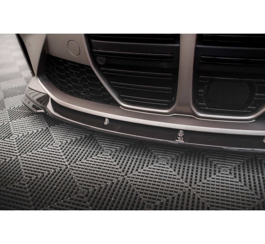 Maxton Design CARBON FIBER FRONT SPLITTER V.2 BMW M4 G82 / M3 G80