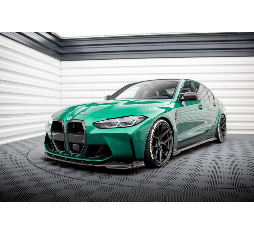 Maxton Design CARBON FIBER FRONT SPLITTER V.2 BMW M4 G82 / M3 G80