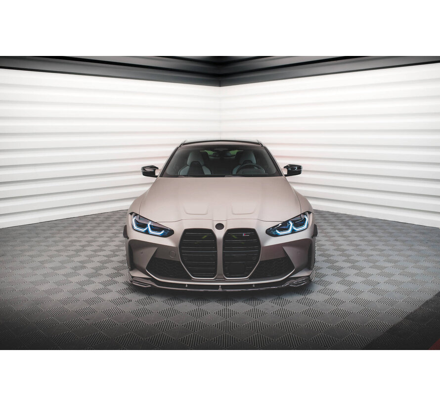 Maxton Design CARBON FIBER FRONT SPLITTER V.2 BMW M4 G82 / M3 G80