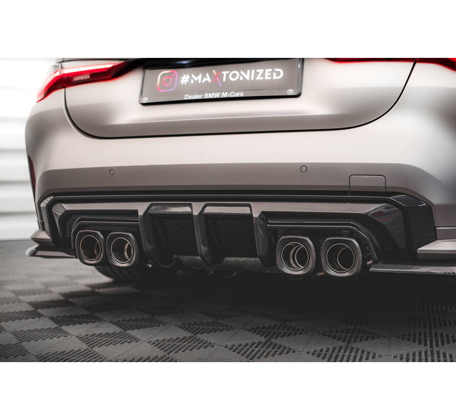 Maxton Design CARBON FIBER REAR DIFFUSER BMW M4 G82 / M3 G80