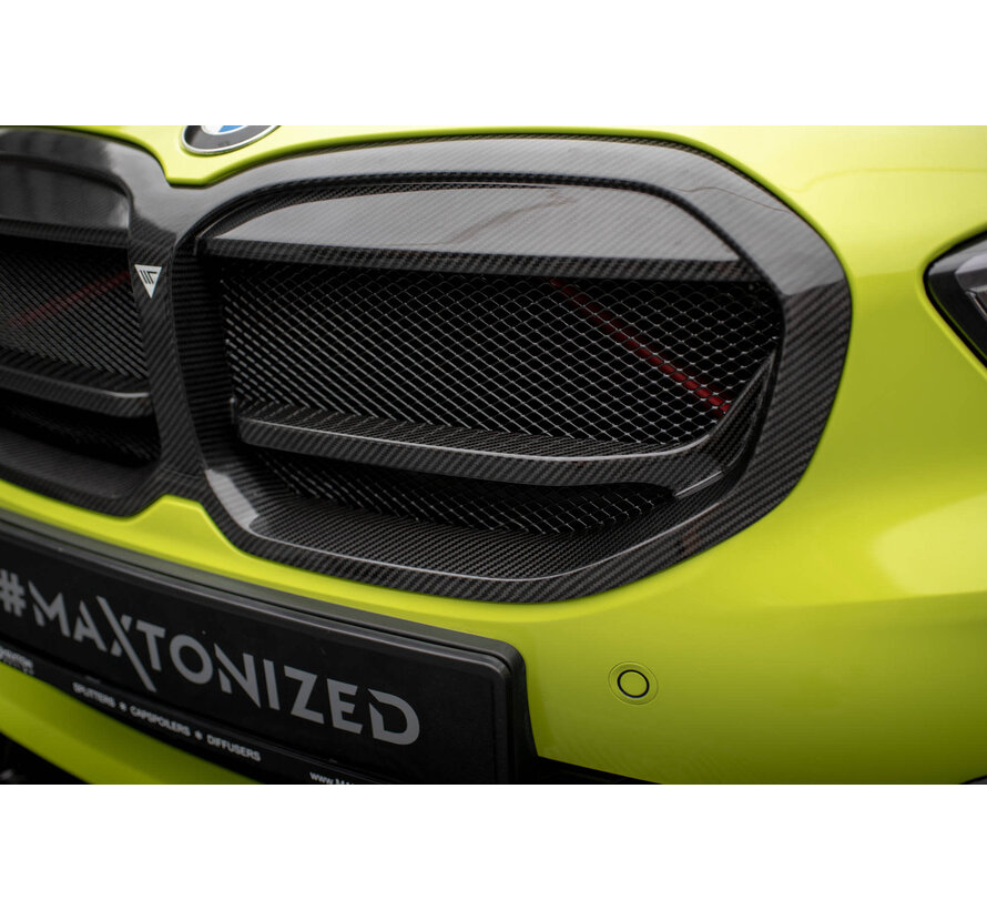 Maxton Design CARBON FIBER FRONT GRILL BMW 1 F40 M-PACK/ M135I
