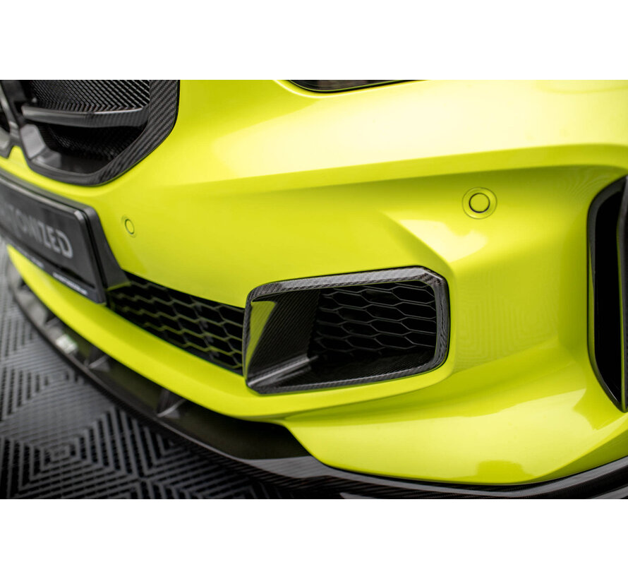 Maxton Design CARBON FIBER FRONT BUMPER SIDE VENTS BMW 1 F40 M-PACK/ M135I