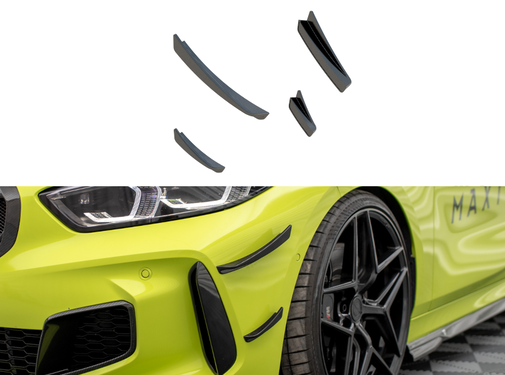 Maxton Design Maxton Design CARBON FIBER FRONT BUMPER WINGS (CANARDS) BMW 1 F40 M-PACK/ M135I