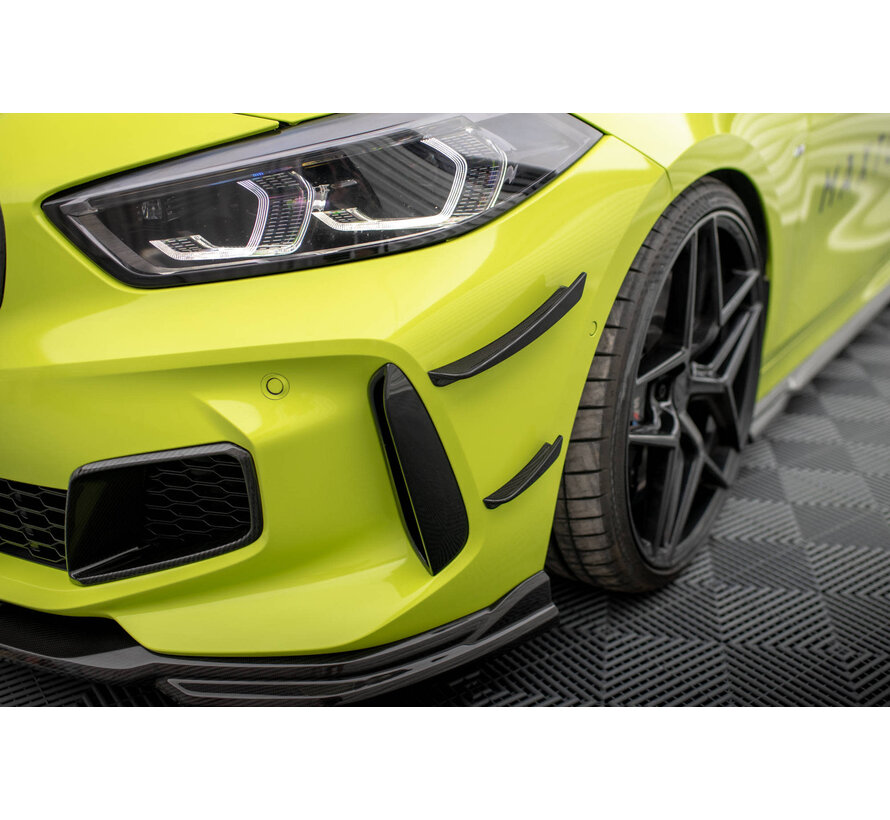 Maxton Design CARBON FIBER FRONT BUMPER WINGS (CANARDS) BMW 1 F40 M-PACK/ M135I