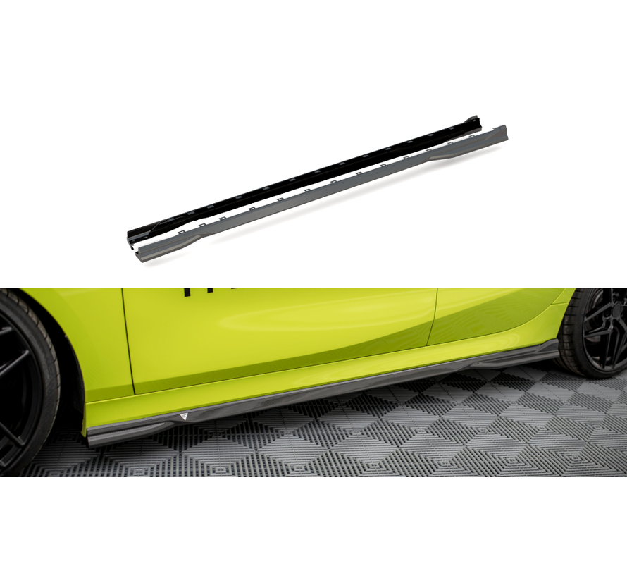 Maxton Design CARBON FIBER SIDE SKIRTS BMW 1 F40 M-PACK/ M135I