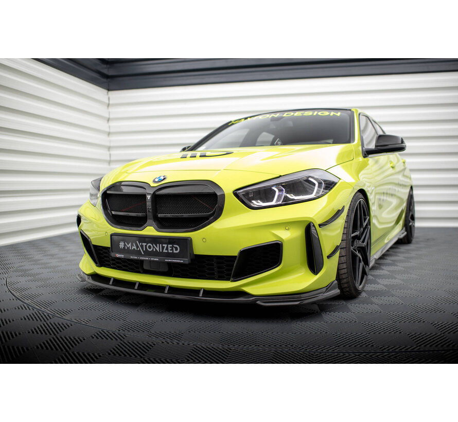Maxton Design CARBON FIBER FRONT SPLITTER BMW 1 F40 M-PACK / M135I