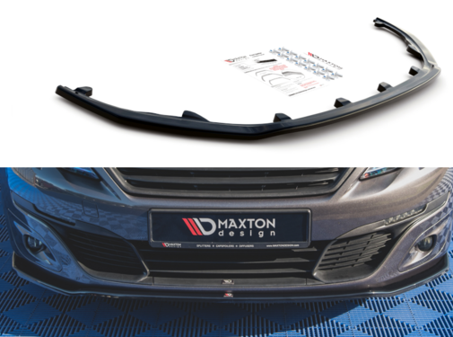 Maxton Design Maxton Design Front Splitter V.1 Peugeot 308 Mk2 Facelift