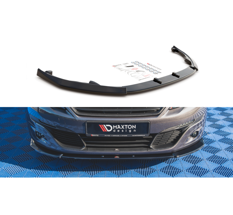 Maxton Design Front Splitter V.2 Peugeot 308 Mk2 Facelift