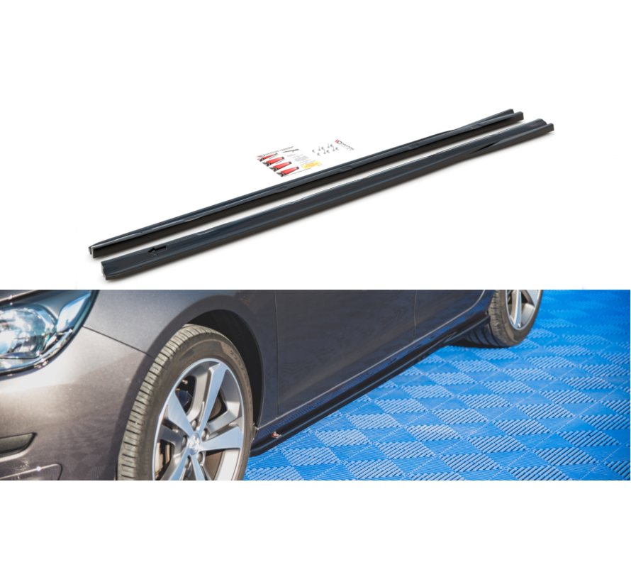 Maxton Design Side Skirts Diffusers Peugeot 308 SW Mk2 Facelift