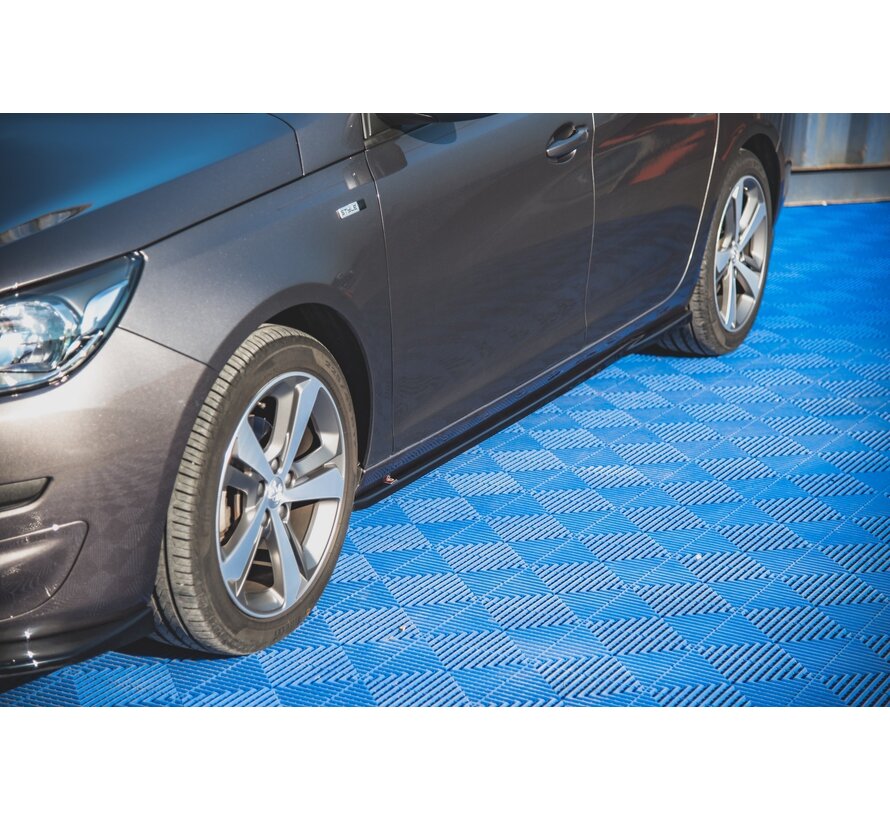 Maxton Design Side Skirts Diffusers Peugeot 308 SW Mk2 Facelift