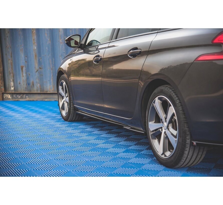 Maxton Design Side Skirts Diffusers Peugeot 308 SW Mk2 Facelift