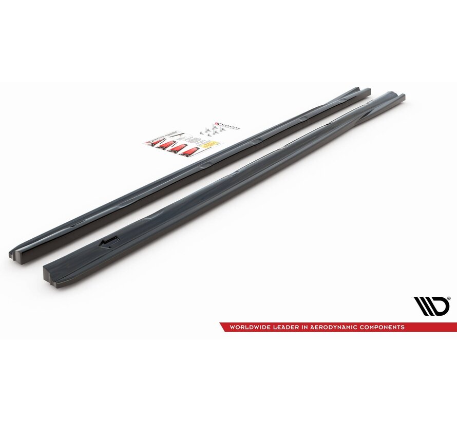 Maxton Design Side Skirts Diffusers Peugeot 308 SW Mk2 Facelift