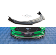 Maxton Design Maxton Design Front Splitter V.1 + Flaps Ford Mustang GT Mk6 Facelift