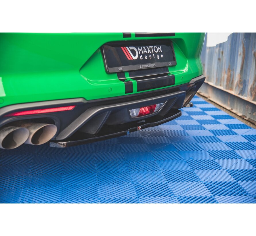 Maxton Design Central Rear Splitter Ford Mustang GT Mk6 Facelift