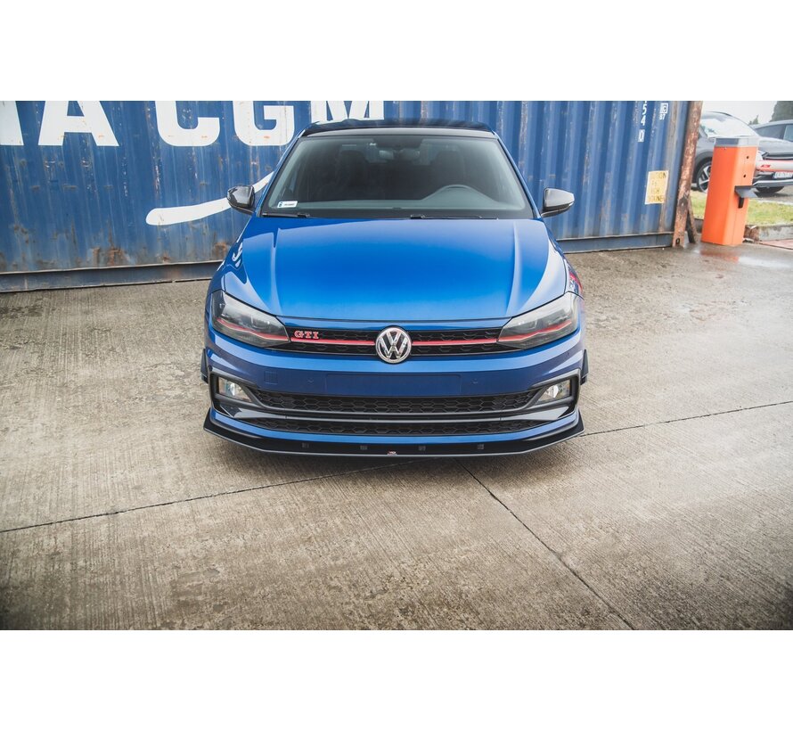 Maxton Design Racing Durability Front Splitter Volkswagen Polo GTI Mk6