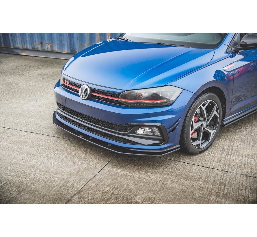 Maxton Design Racing Durability Front Splitter Volkswagen Polo GTI Mk6