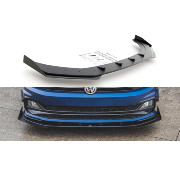 Maxton Design Maxton Design Racing Durability Front Splitter + Flaps Volkswagen Polo GTI Mk6