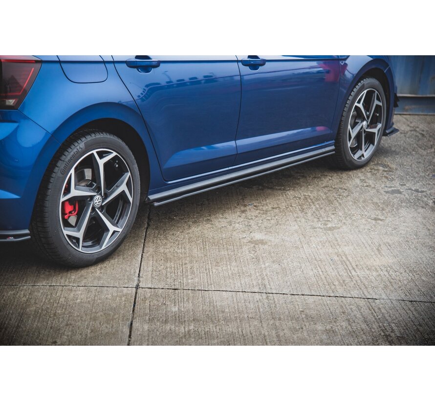 Maxton Design Racing Durability Side Skirts Diffusers Volkswagen Polo GTI Mk6