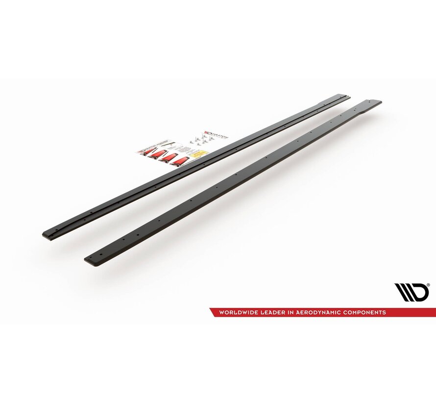 Maxton Design Racing Durability Side Skirts Diffusers Volkswagen Polo GTI Mk6