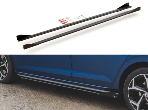 Maxton Design Maxton Design Racing Durability Side Skirts Diffusers + Flaps Volkswagen Polo GTI Mk6
