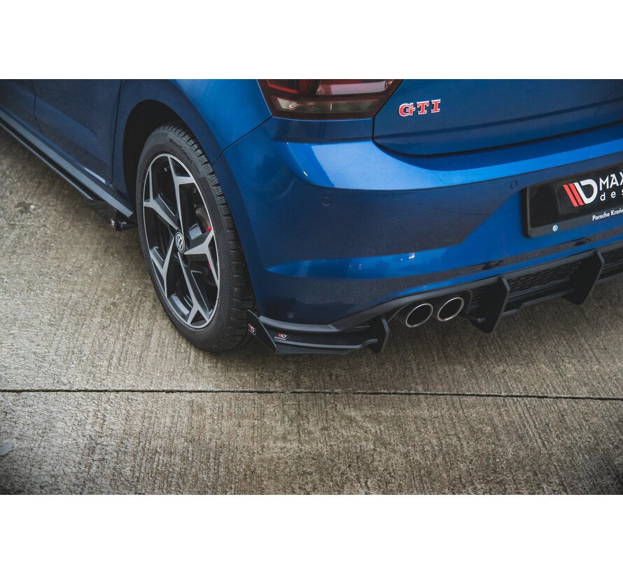Maxton Design Racing Durability Rear Valance + Flaps Volkswagen Polo GTI Mk6