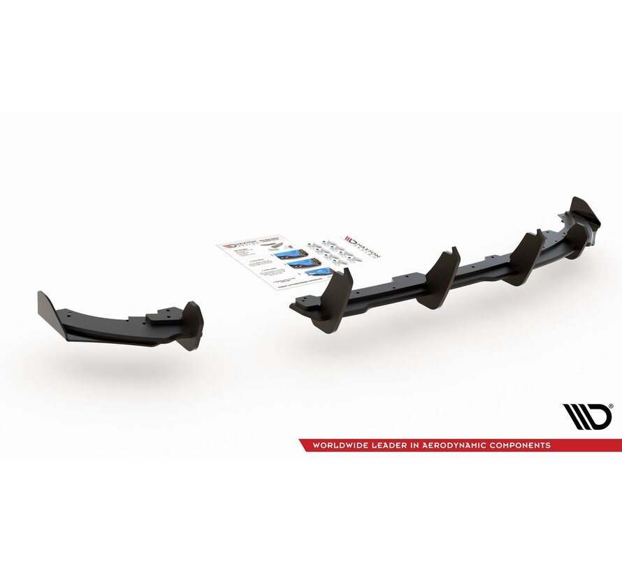 Maxton Design Racing Durability Rear Valance + Flaps Volkswagen Polo GTI Mk6