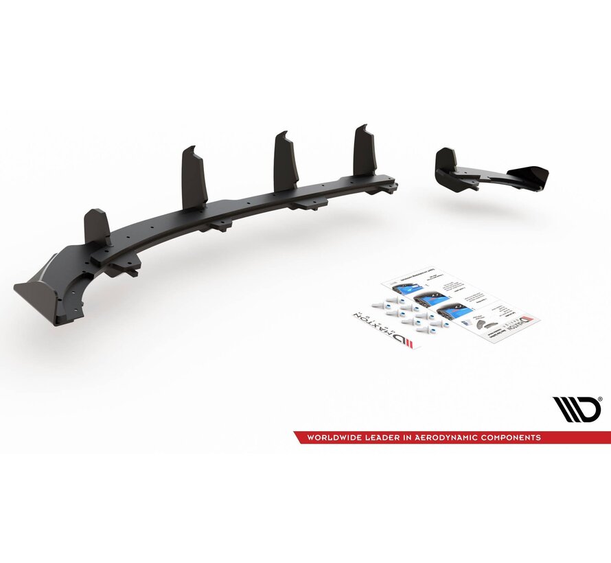 Maxton Design Racing Durability Rear Valance + Flaps Volkswagen Polo GTI Mk6