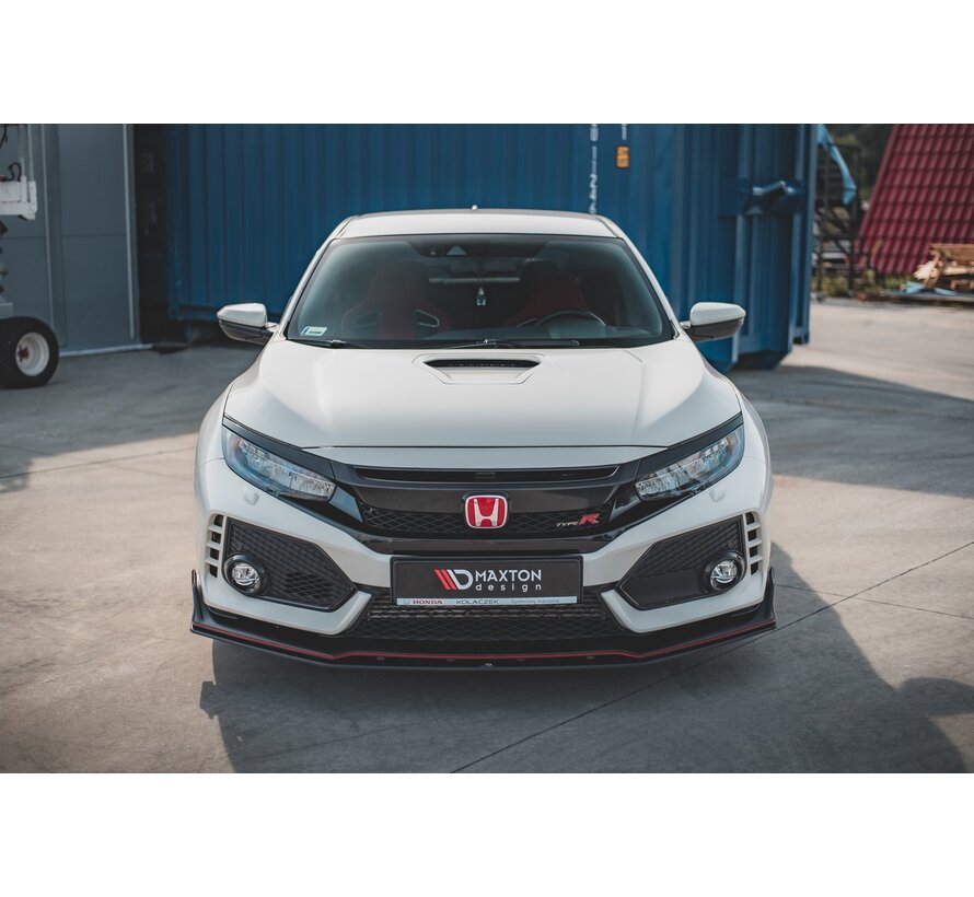 Maxton Design Racing Durability Front Splitter V.2 Honda Civic X Type-R