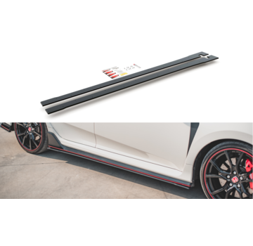Maxton Design Maxton Design Racing Durability Side Skirts Diffusers V.2 Honda Civic X Type-R