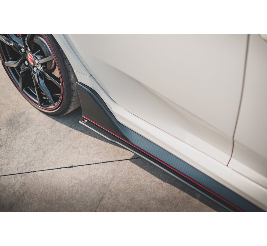 Maxton Design Racing Durability Side Skirts Diffusers V.2 Honda Civic X Type-R