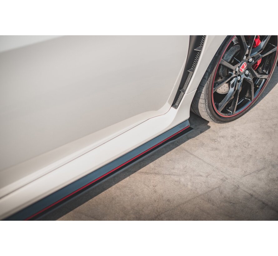Maxton Design Racing Durability Side Skirts Diffusers V.2 Honda Civic X Type-R