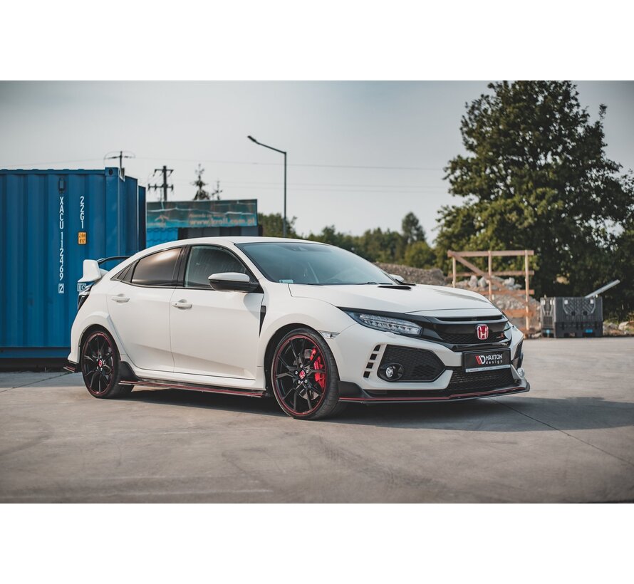 Maxton Design Racing Durability Side Skirts Diffusers V.2 Honda Civic X Type-R