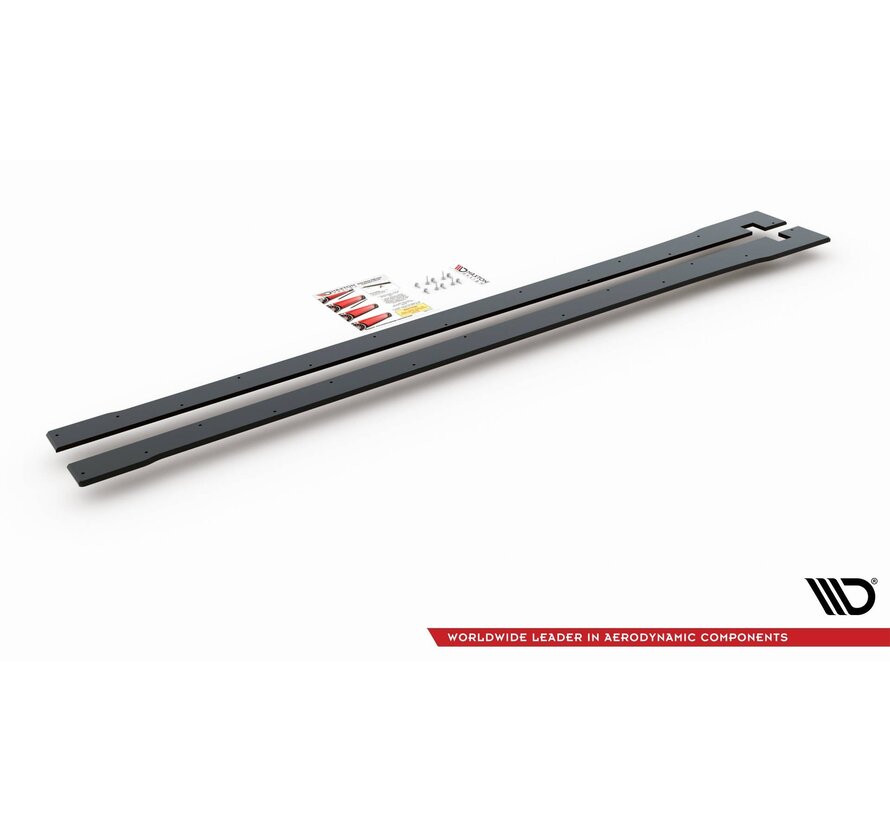 Maxton Design Racing Durability Side Skirts Diffusers V.2 Honda Civic X Type-R