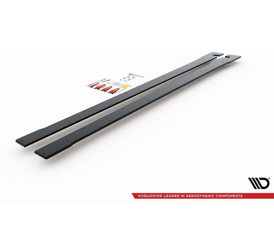 Maxton Design Racing Durability Side Skirts Diffusers V.2 Honda Civic X Type-R