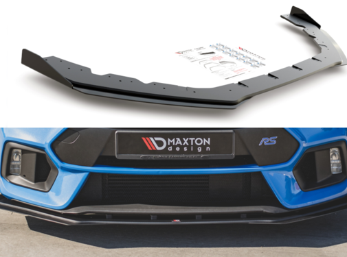 Maxton Design Maxton Design Racing Durability Front Splitter + Flaps Ford Focus RS Mk3