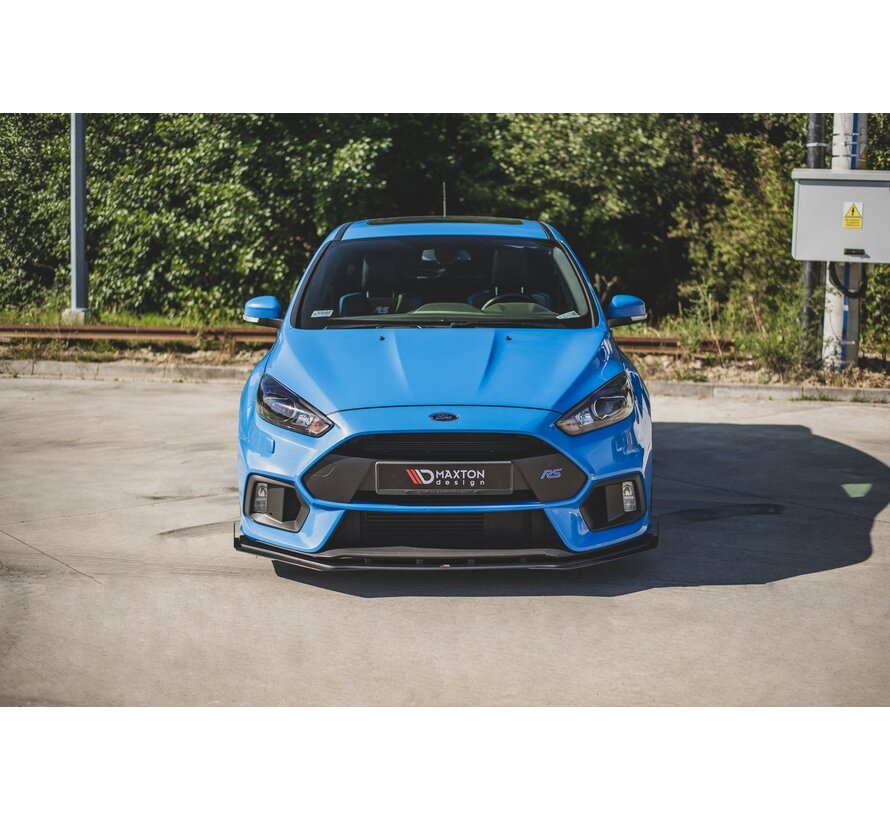 Maxton Design Racing Durability Front Splitter + Flaps Ford Focus RS Mk3