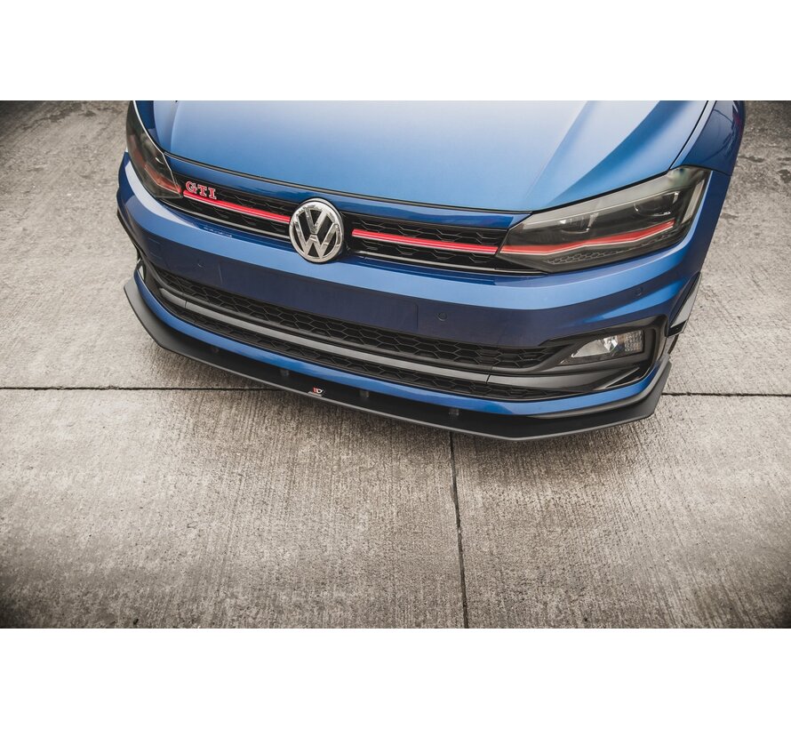 Maxton Design Racing Durability Front Splitter Volkswagen Polo GTI Mk6