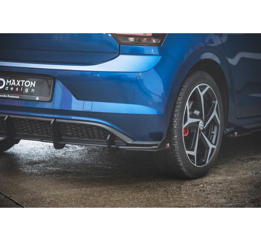 Maxton Design Racing Durability Rear Valance + Flaps Volkswagen Polo GTI Mk6