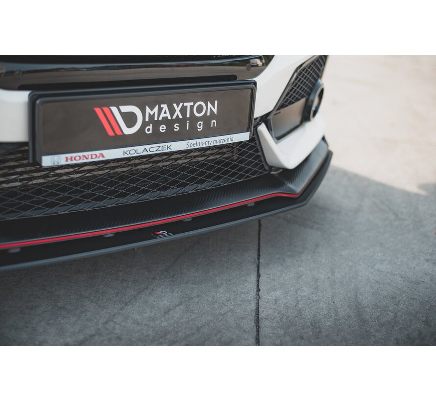 Maxton Design Racing Durability Front Splitter V.2 Honda Civic X Type-R